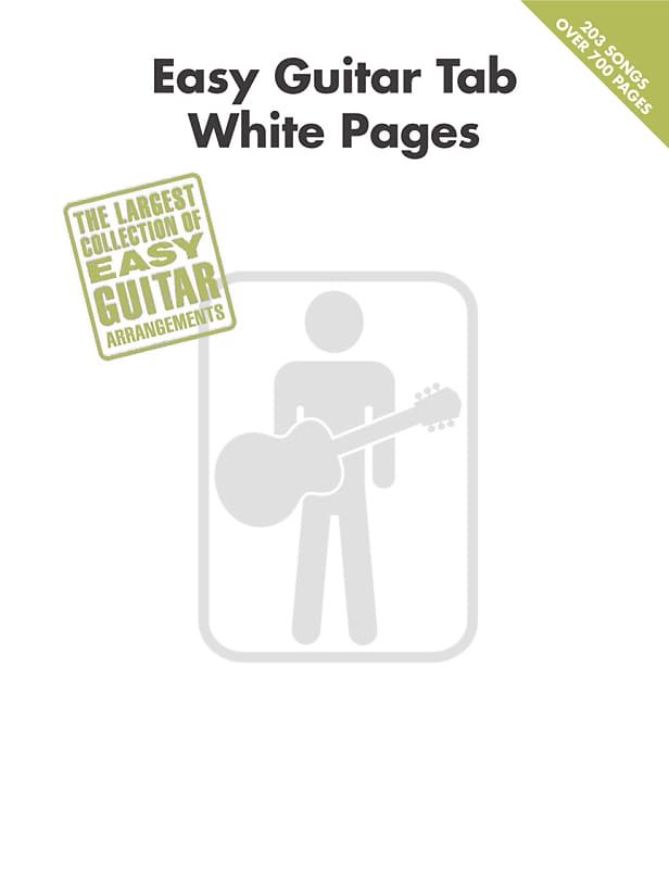 Easy Guitar TAB White Pages image 1