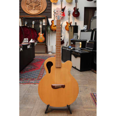 2005 Tacoma Thunderhawk BM6C Baritone Guitar natural image 2
