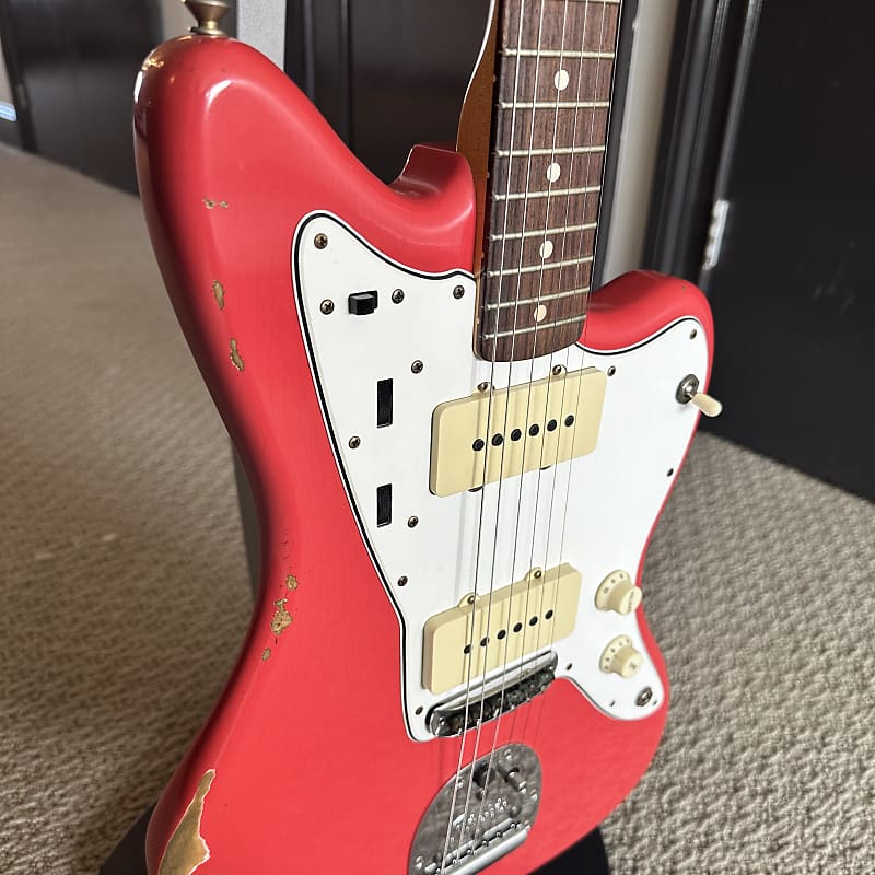 Fender Custom Shop 1966 Jazzmaster Relic in Fiesta Red image 1