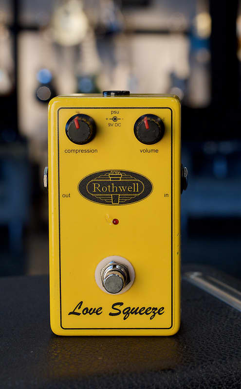 Rothwell Love Squeeze コンプレッサー Rothwell Audio Love Squeeze Compressor Pedal Review