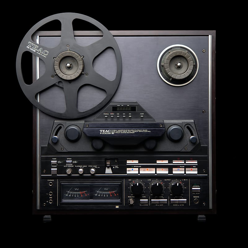 *Serviced* | TEAC X-2000M Stereo Tape Deck | 2 Track Master Recorder |  Reel-to-Reel Player | c.1980s
