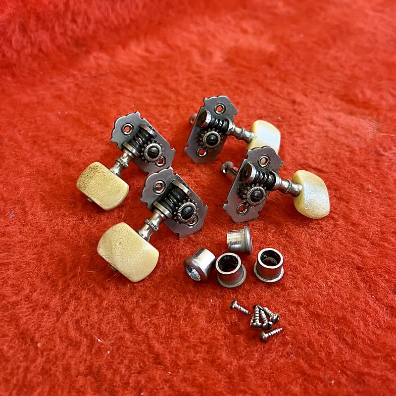 Hofner 500 series bass tuners 1960 Nickel pearl original Reverb