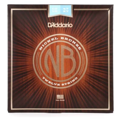 Cuerdas Acústica D´Addario Nickel Bronze NB1047-12 10-47 image 2