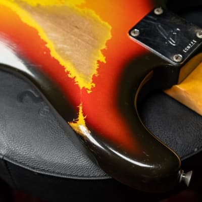 1965 Fender Stratocaster Sunburst Finish w/OHSC image 21
