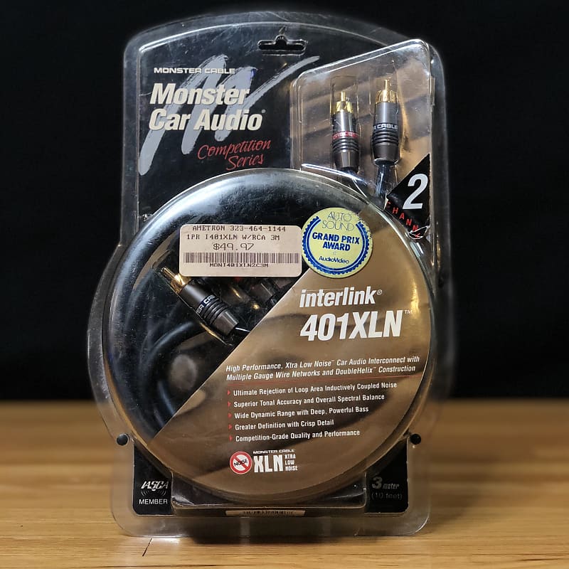 モンスターケーブル　401XLN RCA 1m 2ch × 4本 Monster Cable 401 XLN 2 channel RCA 10ft | Reverb