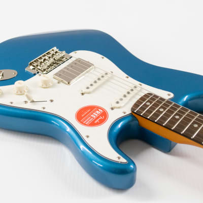 Squier Limited-edition Classic Vibe '60s Stratocaster HSS Electric Guitar - Lake Placid Blue image 4