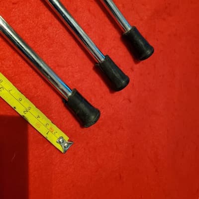 Slingerland Floor Tom Drum Legs Set 1960's Straight Legs - Old School image 4