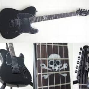 Fender Squier Avril Lavigne Telecaster Black Skull Inlay | Reverb