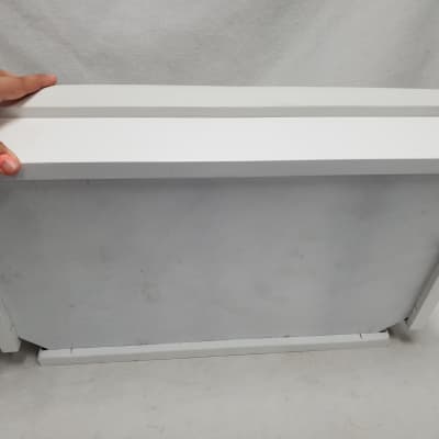Korg PB-KRG-WH (White) Piano Bench with Openable Storage Compartment - #1011 Great Condition image 8