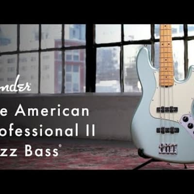 Fender American Professional II Jazz Bass Fretless Bass Guitar (Olymic White, Rosewood Fretboard) image 9