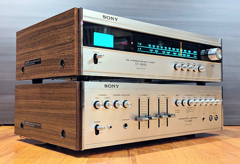 SONY ST-5055 FM/AMチューナー & TA-5055 統合アンプ Sony ST-5055/ST-5055L radio tuner: a great companion to the
