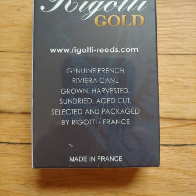 Rigotti Gold Tenor Sax Reeds Size 4 Light - Unopened Box of 10 image 4