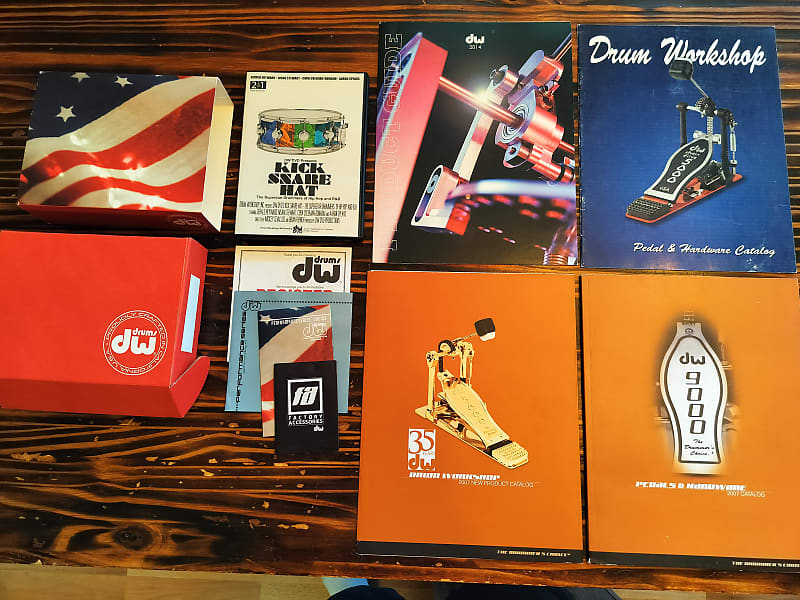 DW Drum Catalog / DVD / pamphlet lot Reverb