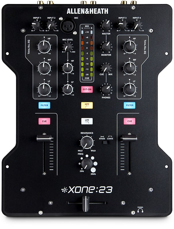 Immagine Allen & Heath XONE:23 2+2 Channel Pro DJ Mixer 2010s - Black - 1