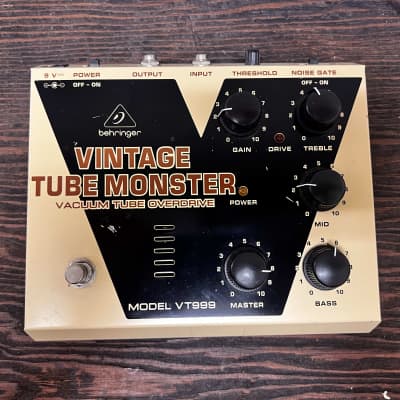 Behringer VT999 Vintage Tube Monster Vacuum Tube Overdrive | Reverb