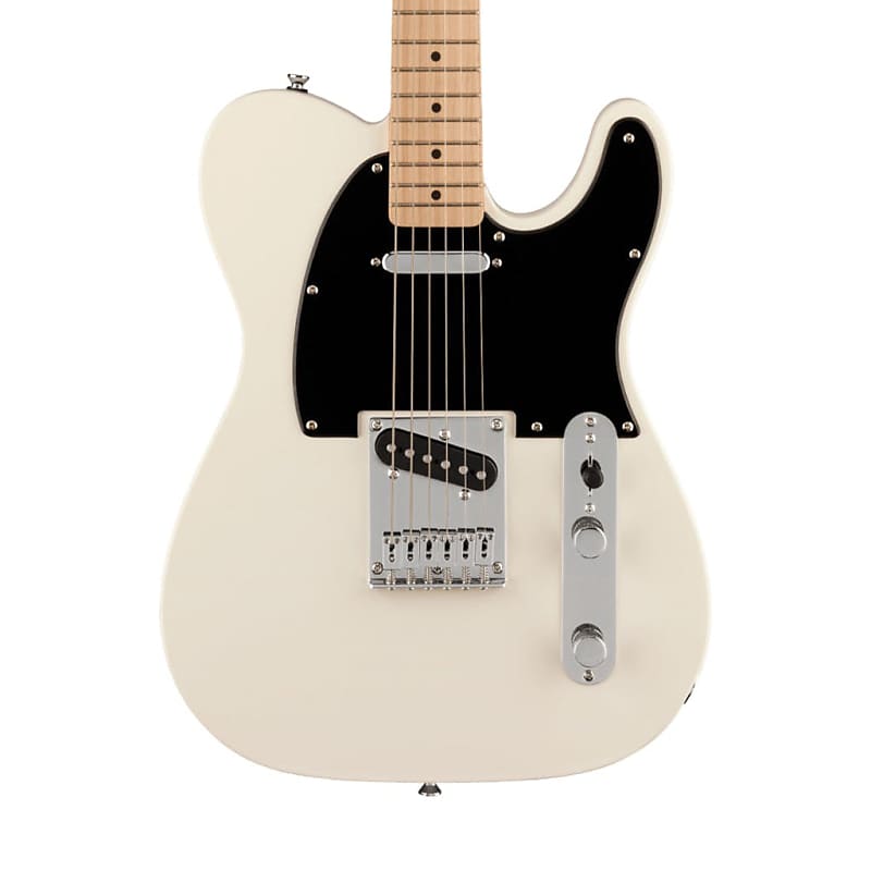 Squier FSR Bullet Telecaster Electric Guitar, Maple FB, Olympic