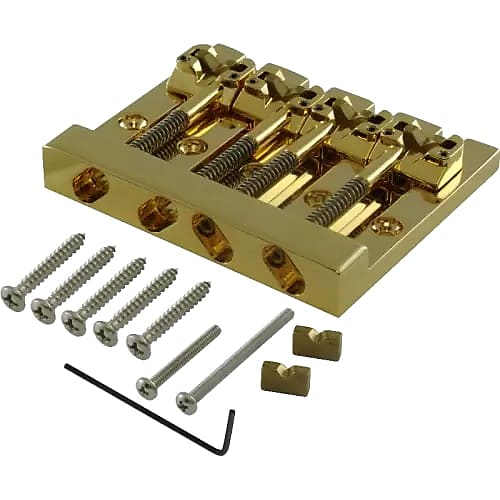 Hipshot 4String KickAss Gold Bass Bridge Reverb