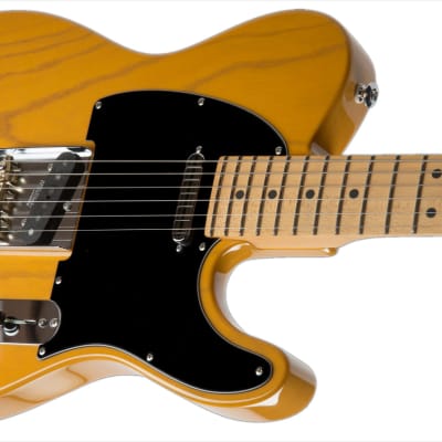 Suhr Classic T Swamp Ash Electric Guitar, Maple Fingerboard, Trans Butterscotch image 2