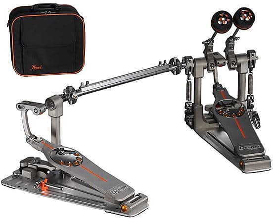 Pearl P3002D Eliminator Demon Drive Double Bass Pedal With Case image 1