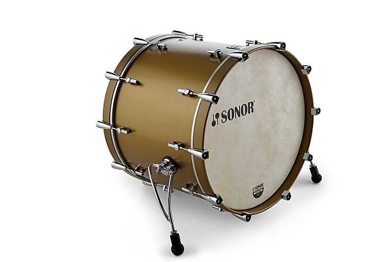 Sonor SQ1 24"X 14" Bass Drum-Satin Gold Metallic image 1