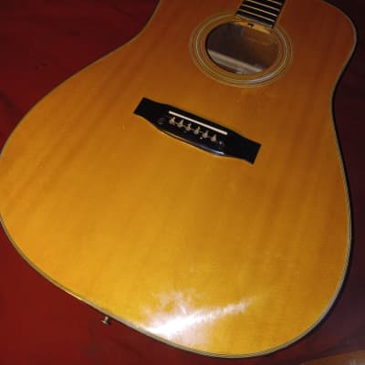 Carlos 238 Dreadnought Acoustic 1970's-80's - Natural for sale