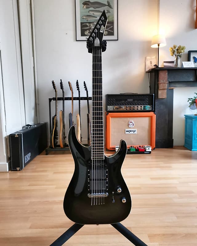 ESP Custom Shop Stef-6 Stephen Carpenter 2001 Green Very