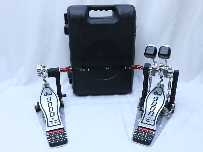 DW 9000 Drum Double Kick Drum Bass Chain Drive Pedal Reverb