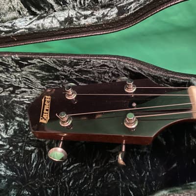Earnest  Rosetta Sunburst Electric Tenor Guitar Deluxe w/ 3 Kent Armstrong Pickups, Inlays, Case image 11