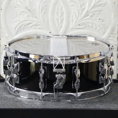 Yamaha Recording Custom Snare Drum Solid Black 14x5.5in image 2