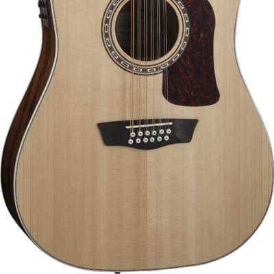 Washburn HD10SCE12 Heritage Series 12-String Cutaway Acoustic-Electric Guitar image 3
