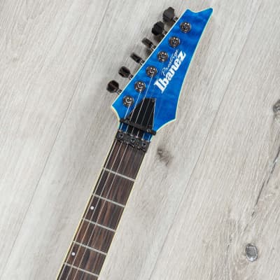 Ibanez S6570Q S Prestige Guitar, Natural Blue, Macassar Ebony Fretboard image 8