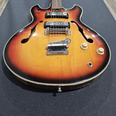 Vintage Semi Hollow Body Kawai Guitar 60s-70s image 13