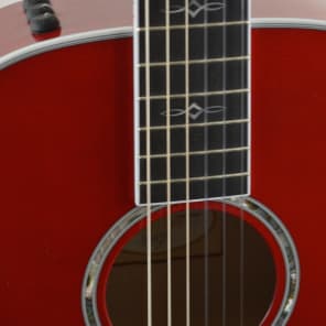 Taylor 612e Nylon Electric Acoustic RED color flamed maple  612 EN Red image 3