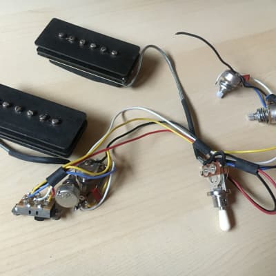 Squier J Mascis Jazzmaster pickups & wiring harnesses image 1