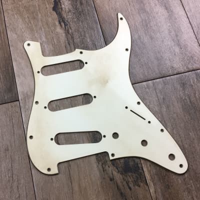 Made to Order - FRANCHIN Mercury pickguard Relic Aged, Vintage White/ Black/ Mint Green/ Tortoise Red, SSS/HSS, guitar scratchplate S-type Made in Italy Bild 5