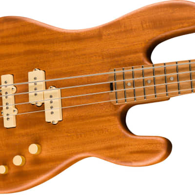 CHARVEL - Pro-Mod San Dimas Bass PJ IV MAH  Caramelized Maple Fingerboard  Natural Mahogany - 2963078557 image 4