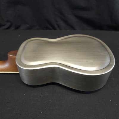 Gold Tone Resouke: Tenor-Scale Metal Body Resonator Ukulele with Gig Bag image 15