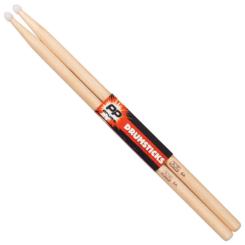 On-Stage - Maple Drum Sticks (5A, Nylon Tip, 12pr) - On-Stage