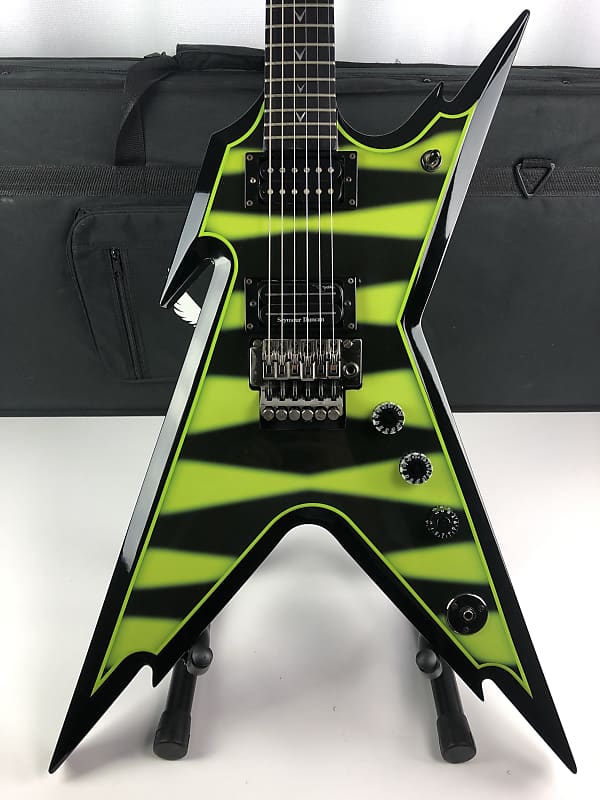 最終価格　DEAN RAZORBACK SLIMEBUMBLEBEE Dean Dimebag Dime Razorback Slime Green Bumblebee 2005 w