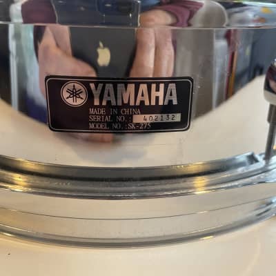Yamaha SK275 Piccolo Snare Drum - Steel, Chrome Finish 12" x 3" image 2
