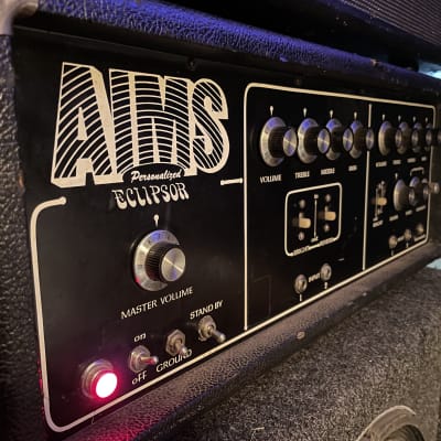 AIMS Dual KT88 2 Channel Master Volume Bass or Guitar Amp Head 120 Watt Mid 70’s image 17