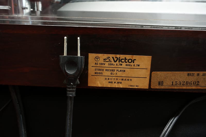 Victor JVC QL-7 / TT-71 Direct Drive Manual Audiophile Listening Turntable  100V