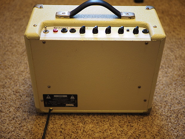 Epiphone Regent 20 amp Solid State White cream