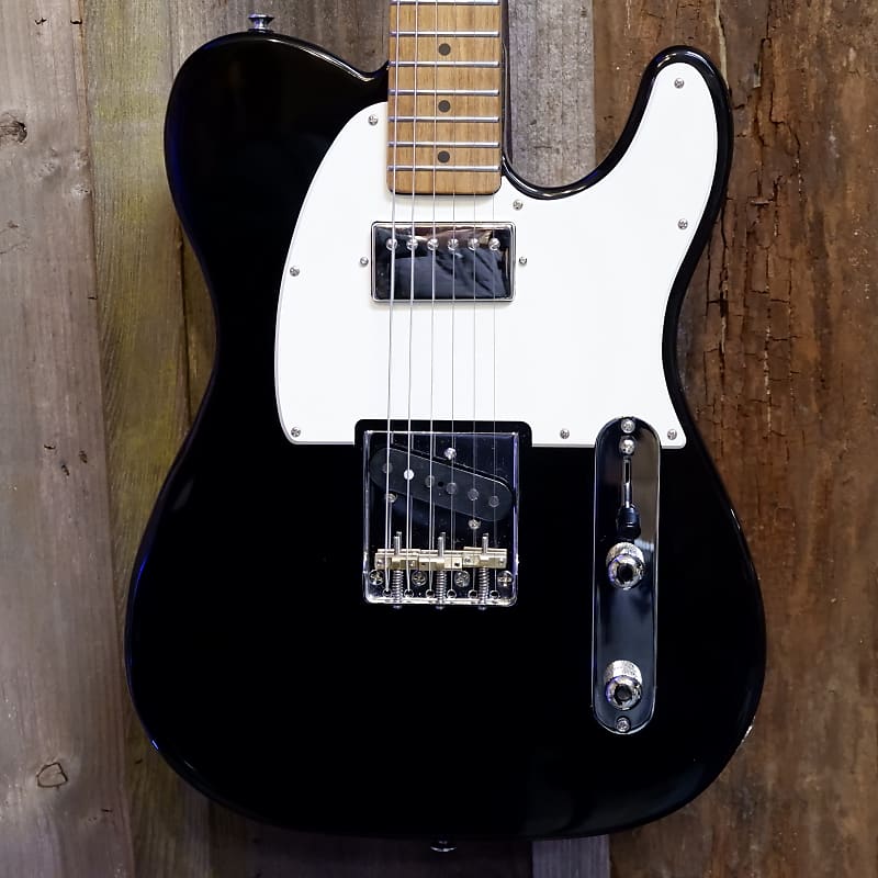 Los Gatos Guitars Model T #LG1158 - Jet Black | Reverb