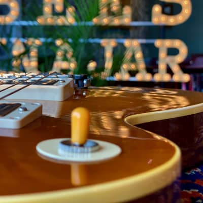 2016 Gibson Aged & Signed Les Paul 59 Rick Nielsen Lemon Burst #3 Tom Murphy image 12
