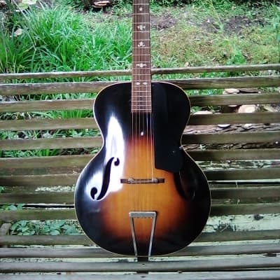 Supertone 1930,S 1930,S Brown Sunburst Cant find one this clean, early no sticker model for sale