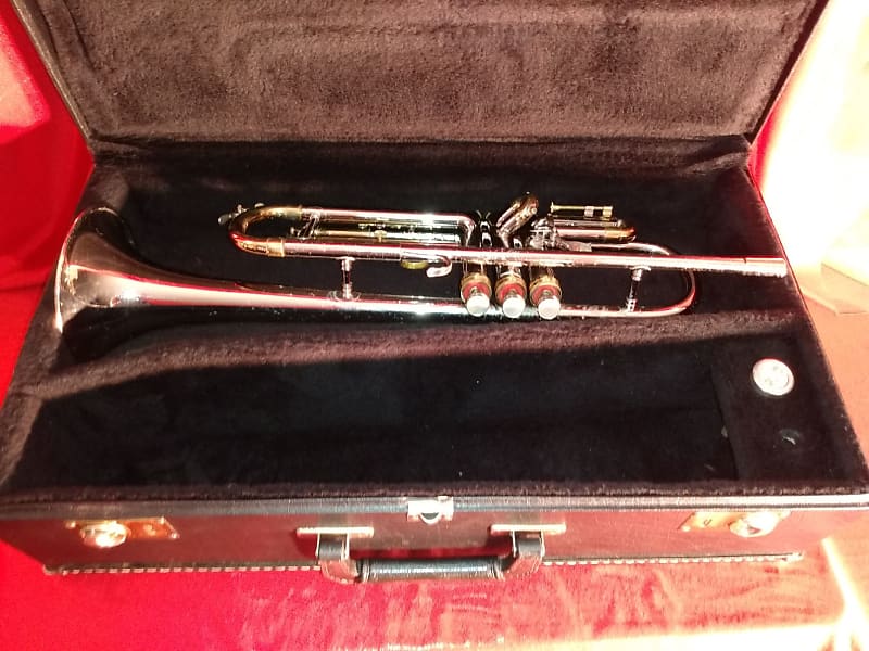 CONN CONSTELLATION 38B TRUMPET MID-90'S - Nickleplated image 1