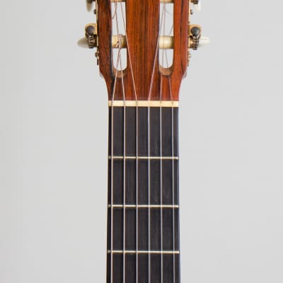 Manuel Contreras  Flamenco Guitar (1970s), period black hard shell case. image 5