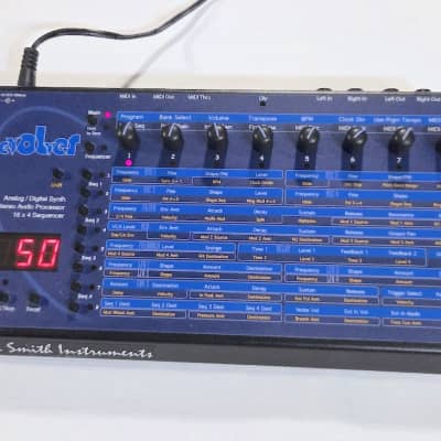 Dave Smith Instruments Evolver Desktop Monophonic Synthesizer 2002 - 2016 - Blue