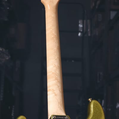 Fender Custom Shop Dick Dale Signature Stratocaster NOS Electric Guitar Chartreuse Sparkle image 12